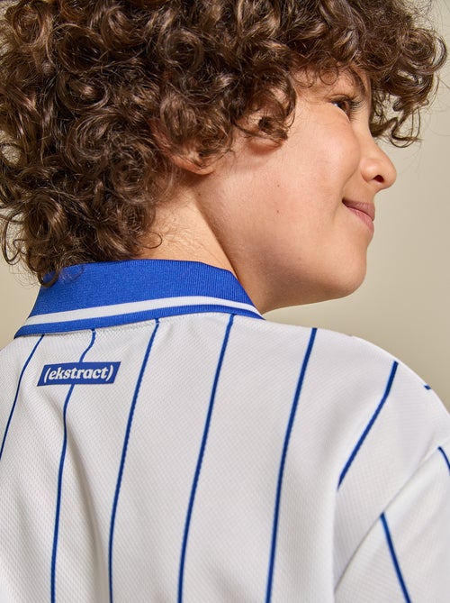 Camiseta de fútbol rayada de manga corta - Kiabi Camiseta de fútbol rayada de manga corta - Kiabi