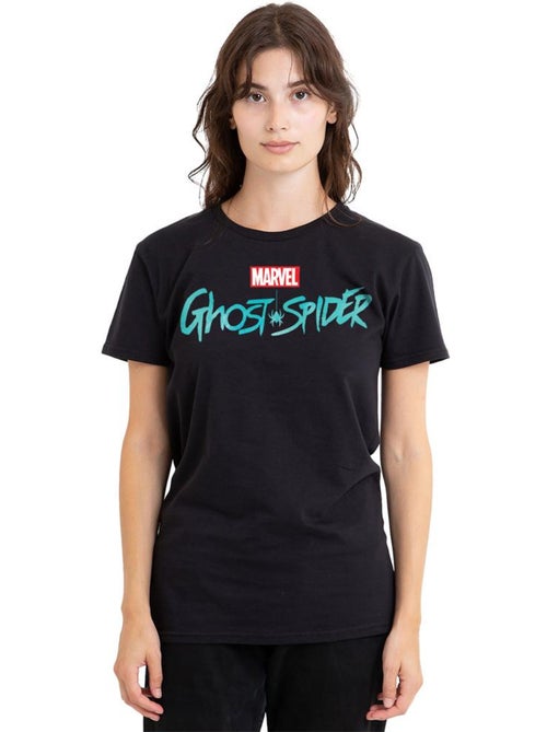 Camiseta de ghost-spider logotipo para adultos unisex - spider-man - Kiabi