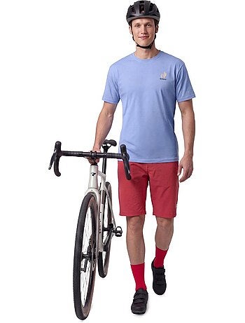 Camiseta de gravel manga corta algodón hombre hombre chaser