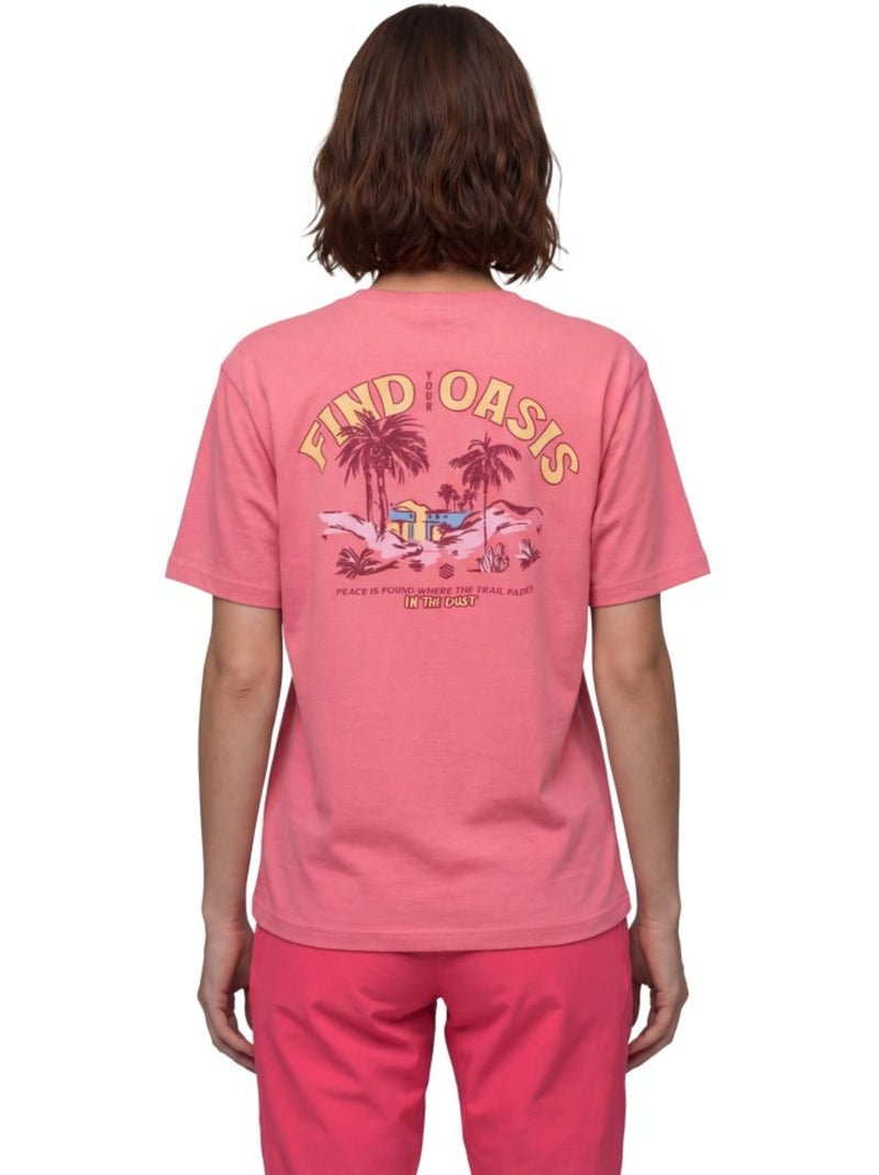 Camiseta de gravel manga corta algodón mujer mujer chaser-w Rojo - Kiabi