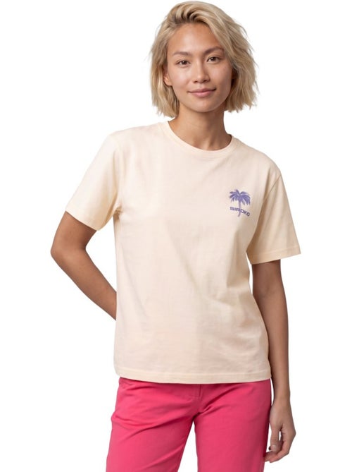 Camiseta de gravel manga corta algodón mujer mujer chaser-w sand - Kiabi Camiseta de gravel manga corta algodón mujer mujer chaser-w sand - Kiabi