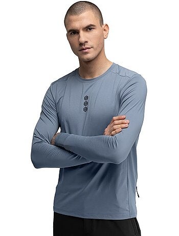 Camiseta de gravel manga larga hombre ciclismo hombre cáucaso