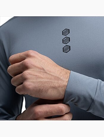Camiseta de gravel manga larga hombre ciclismo hombre cáucaso