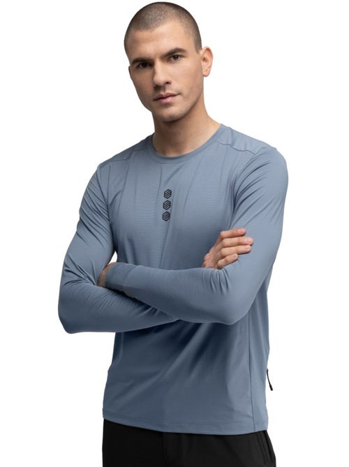 Camiseta de gravel manga larga hombre ciclismo hombre cáucaso - Kiabi