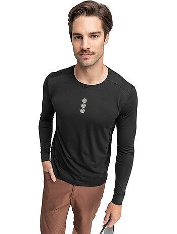 Camiseta de gravel manga larga hombre ciclismo hombre rubra