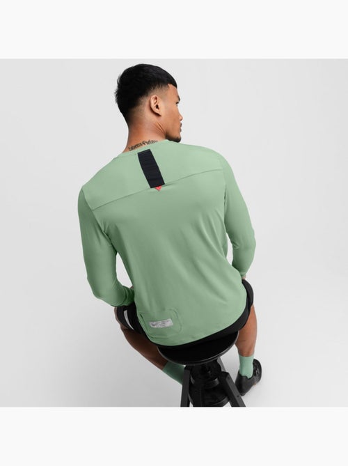 Camiseta de gravel manga larga hombre ciclismo hombre spruce - Kiabi Camiseta de gravel manga larga hombre ciclismo hombre spruce - Kiabi