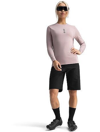 Camiseta de gravel manga larga mujer ciclismo mujer altiplano
