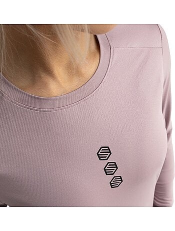 Camiseta de gravel manga larga mujer ciclismo mujer altiplano