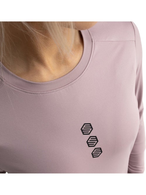 Camiseta de gravel manga larga mujer ciclismo mujer altiplano - Kiabi