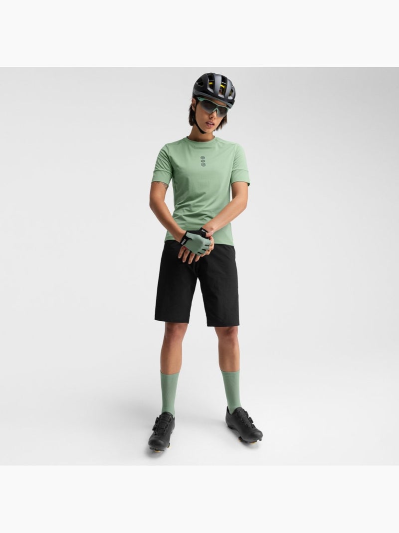 Camiseta de gravel mujer ciclismo mujer juniper Verde - Kiabi