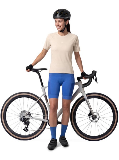 Camiseta de gravel mujer mujer linden-w sand - Kiabi