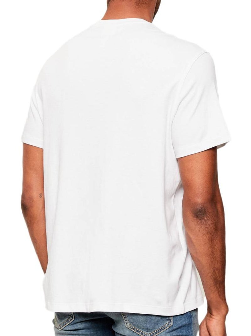 Camiseta de Hombre Calvin Klein Jeans Algodón Supima Blanco - Kiabi