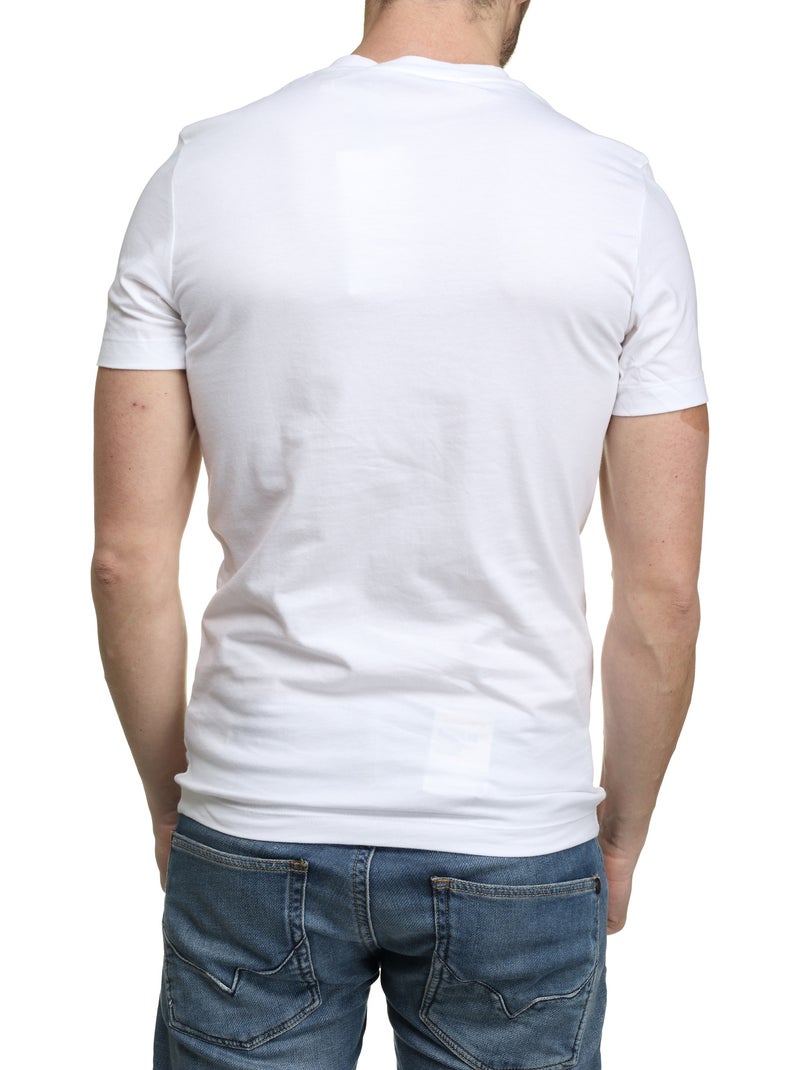 Camiseta de Hombre Calvin Klein Jeans Blanco - Kiabi
