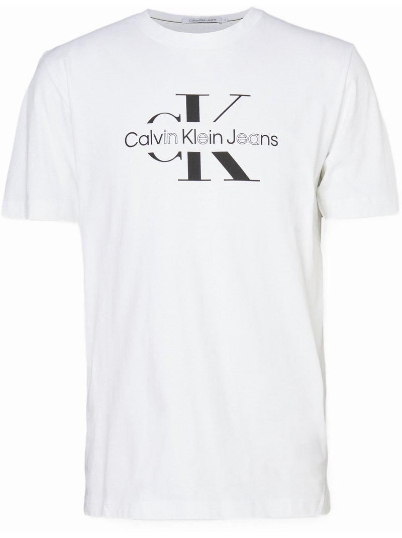 Camiseta de Hombre Calvin Klein Jeans Blanco - Kiabi