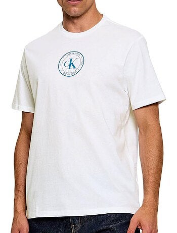 Camiseta de hombre calvin klein jeans con escudo