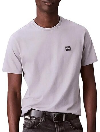 Camiseta de Hombre Calvin Klein Jeans con Logo Distintivo de Algodón