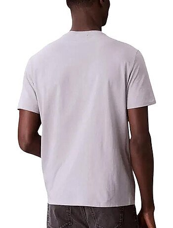 Camiseta de Hombre Calvin Klein Jeans con Logo Distintivo de Algodón