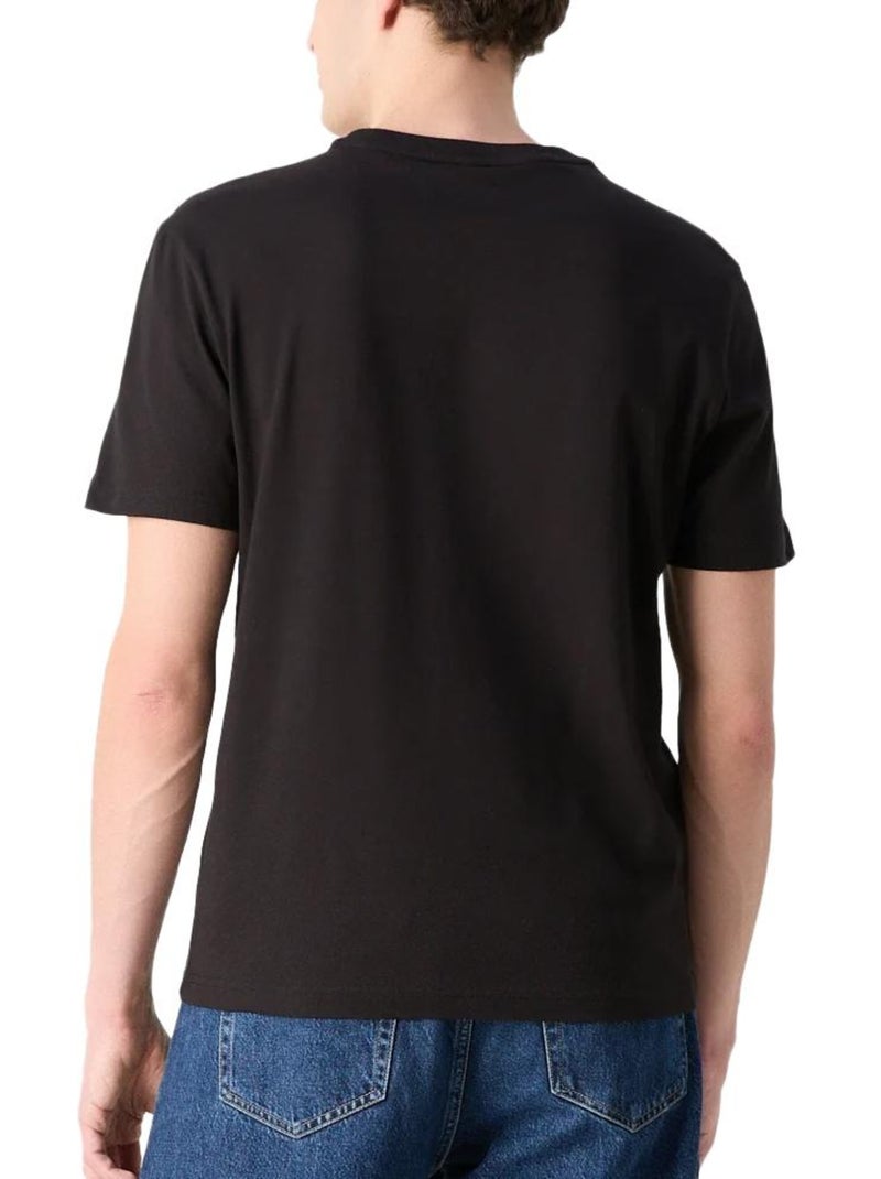 Camiseta de Hombre Calvin Klein Jeans con Logo en el Pecho Negro - Kiabi