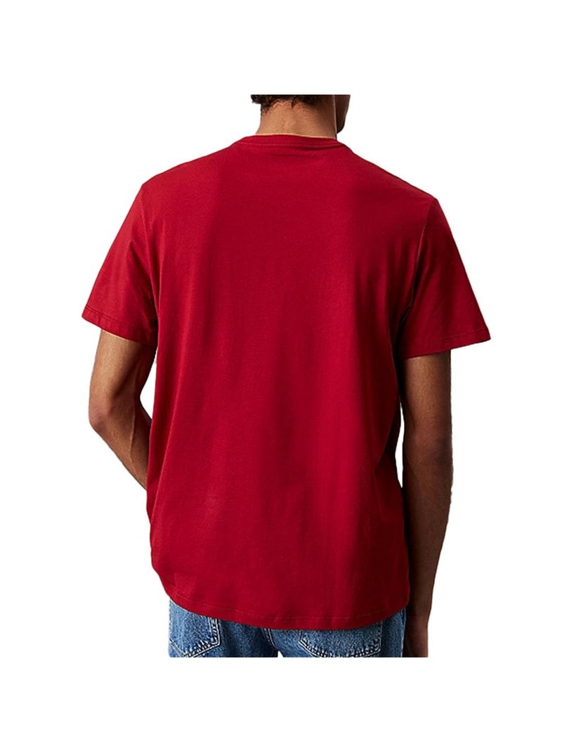 Camiseta de Hombre Calvin Klein Jeans Rojo - Kiabi