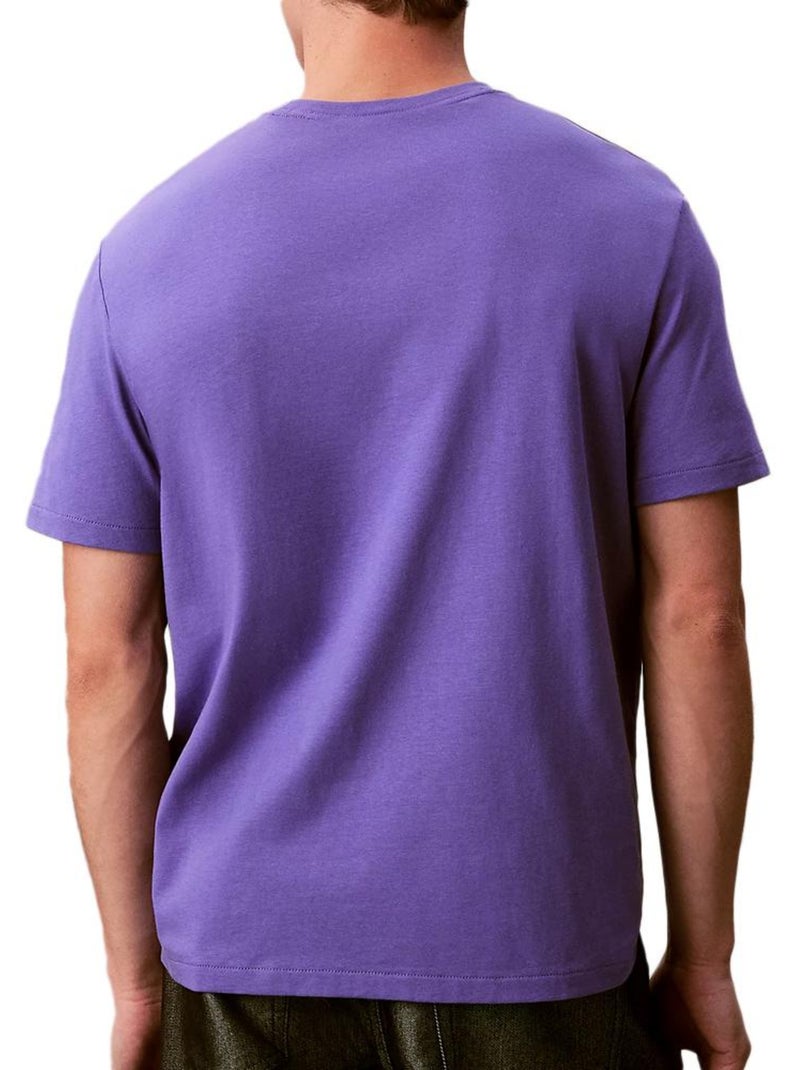 Camiseta de hombre Calvin Klein Jeans Violeta - Kiabi