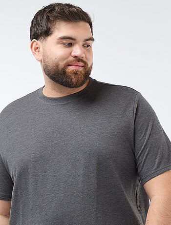 Camiseta de hombre de algodón con cuello redondo