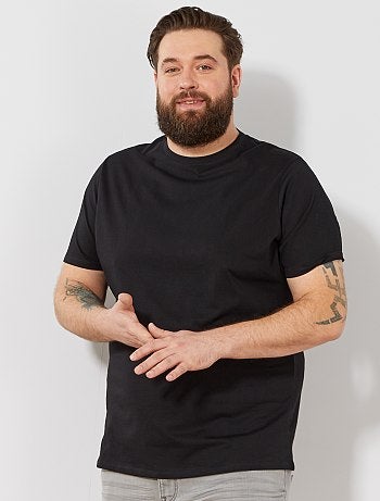 Camiseta de hombre de algodón con cuello redondo