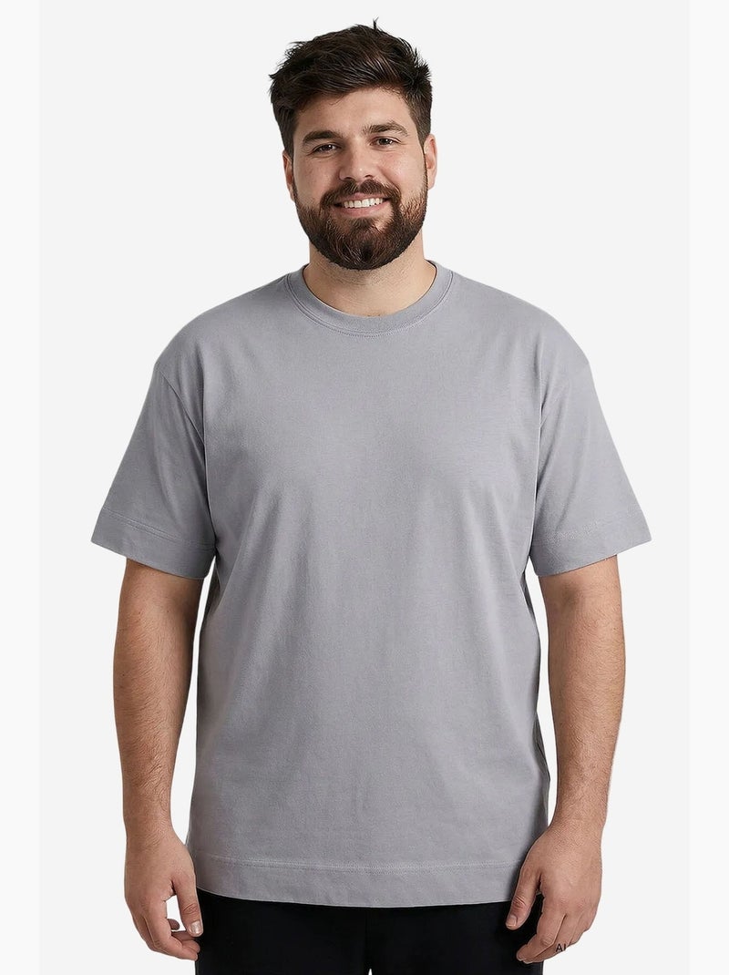 Camiseta de hombre de algodón y elastano tommy Gris - Kiabi