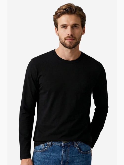 Camiseta de hombre de algodón y elastano tommy - Kiabi Camiseta de hombre de algodón y elastano tommy - Kiabi