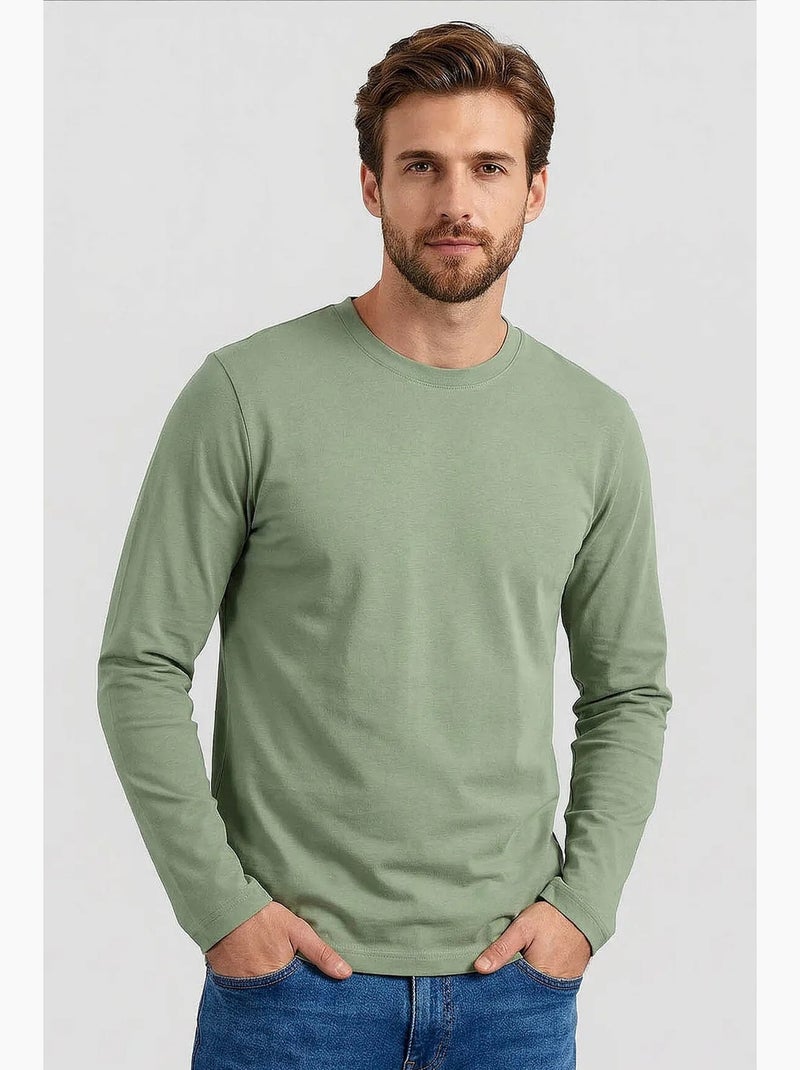 Camiseta de hombre de algodón y elastano tommy Verde - Kiabi