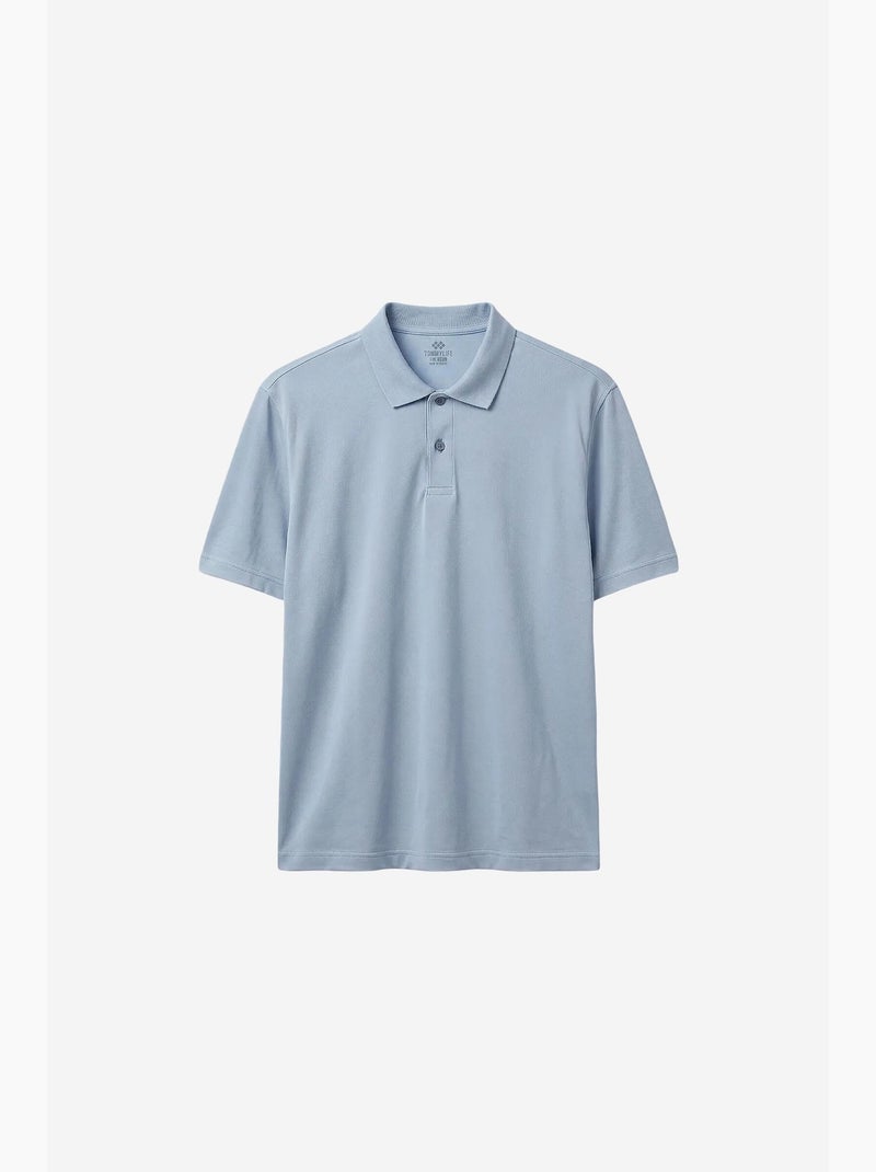 Camiseta de hombre de mezcla de algodón tommy Azul cielo - Kiabi