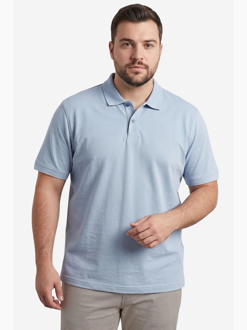 Camiseta de hombre de mezcla de algodón tommy Azul cielo - Kiabi