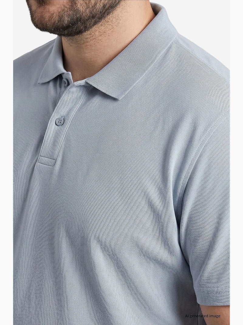 Camiseta de hombre de mezcla de algodón tommy Azul cielo - Kiabi