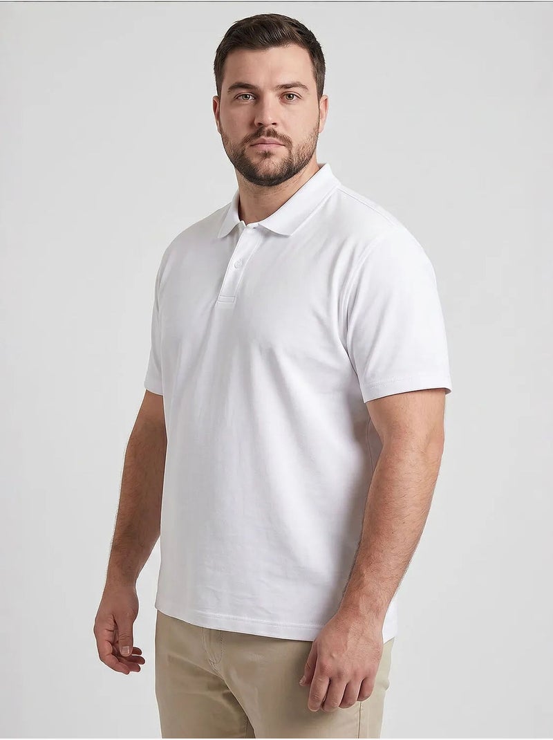 Camiseta de hombre de mezcla de algodón tommy Blanco - Kiabi