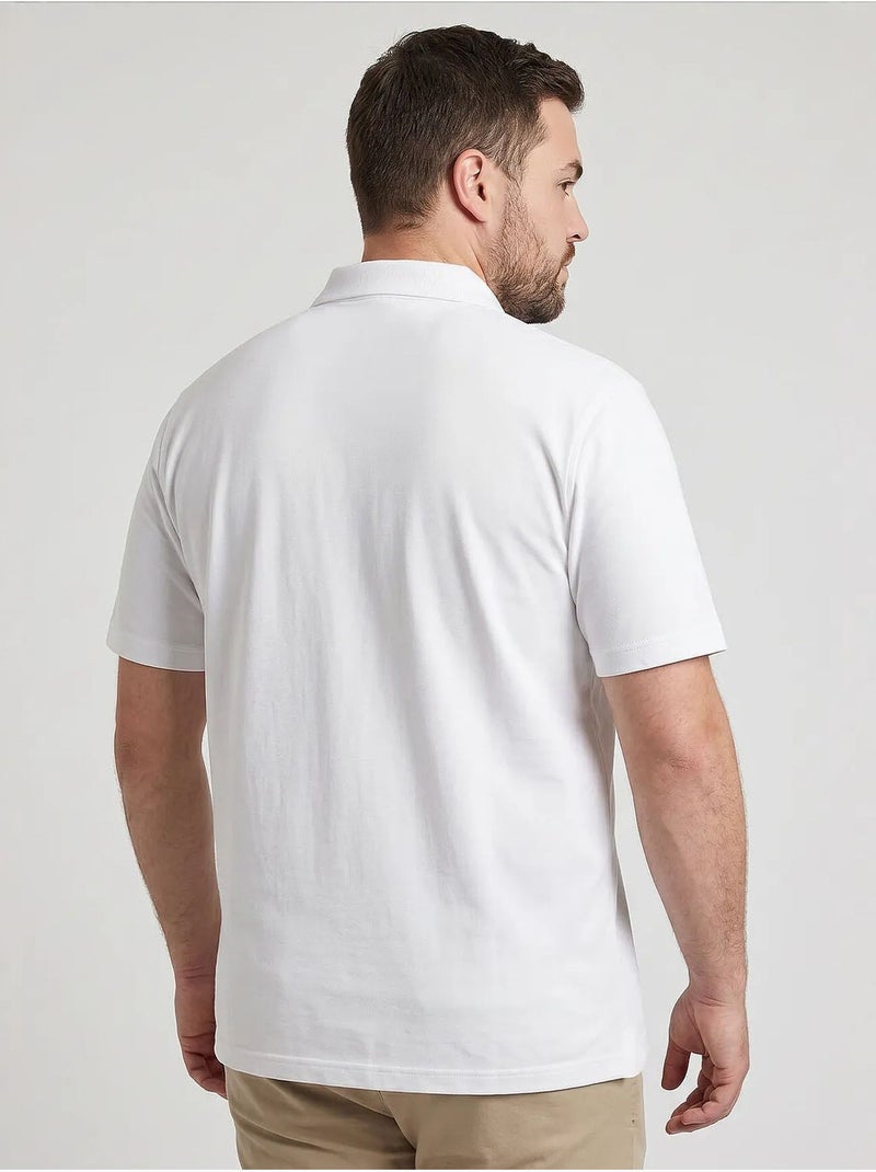 Camiseta de hombre de mezcla de algodón tommy Blanco - Kiabi