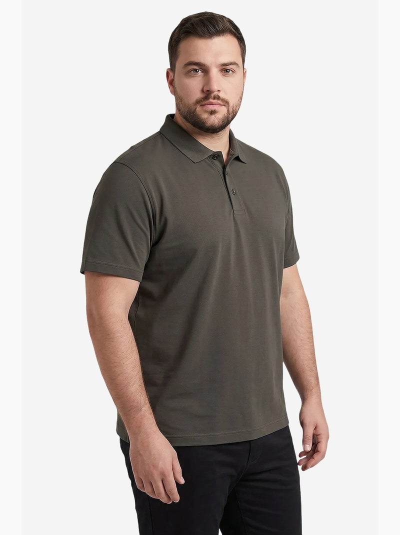 Camiseta de hombre de mezcla de algodón tommy Gris negro - Kiabi