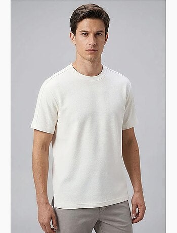 Camiseta de hombre de mezcla de viscosa tommy