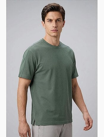 Camiseta de hombre de mezcla de viscosa tommy