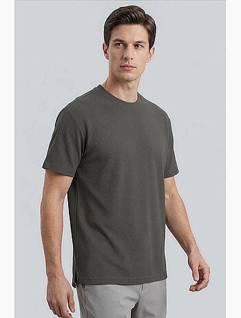 Camiseta de hombre de mezcla de viscosa tommy