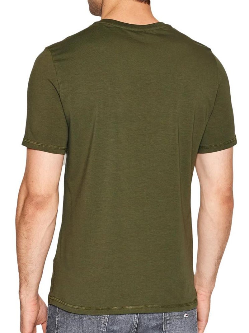 Camiseta de Hombre Guess Verde caqui claro - Kiabi