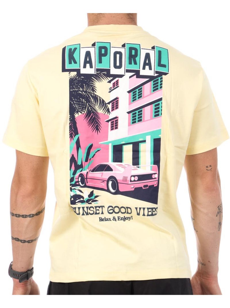 Camiseta de Hombre Kaporal Amarillo - Kiabi