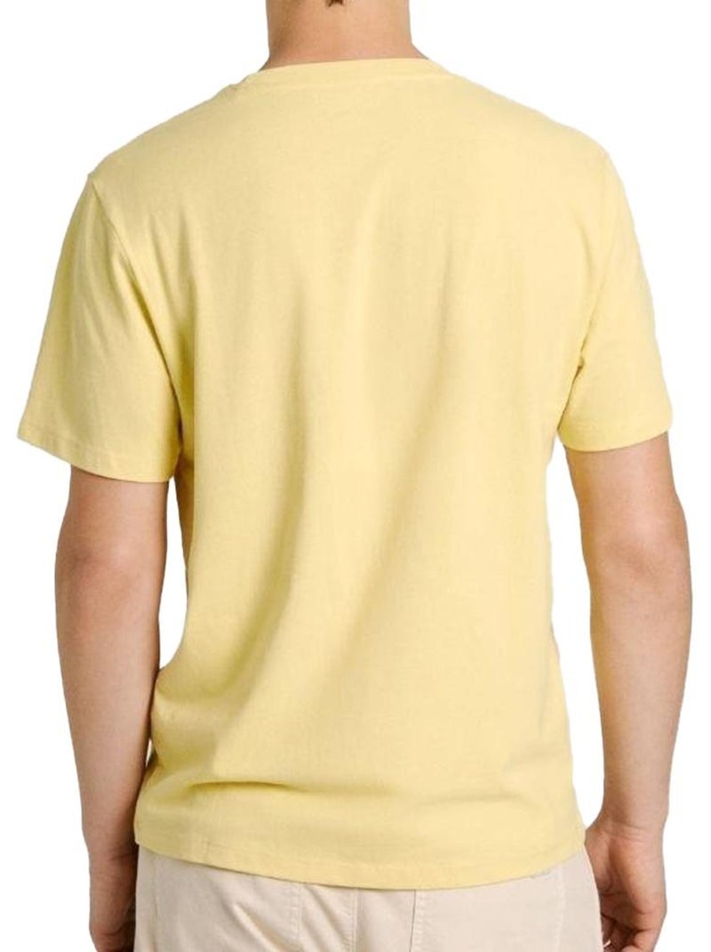 Camiseta de Hombre Pepe Jeans Amarillo - Kiabi
