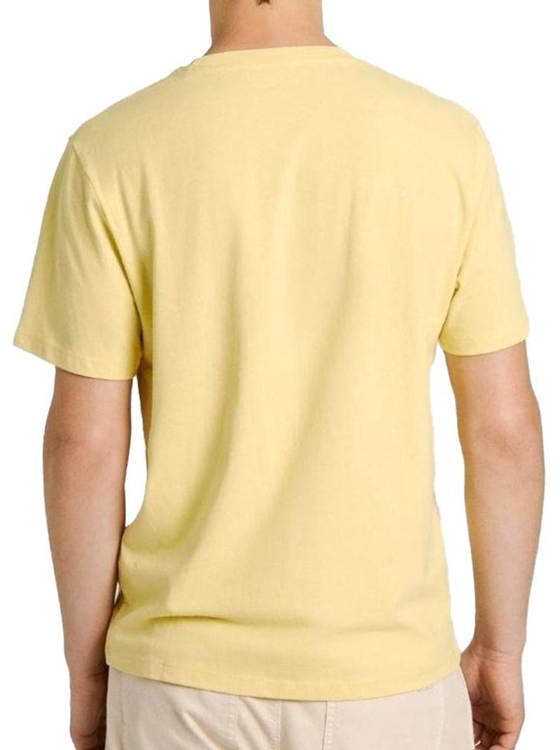 Camiseta de Hombre Pepe Jeans Amarillo - Kiabi