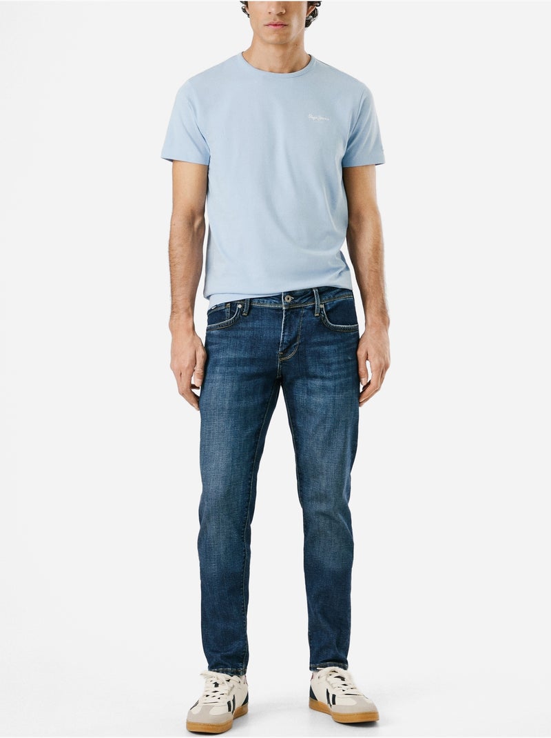 Camiseta de Hombre Pepe Jeans Azul - Kiabi