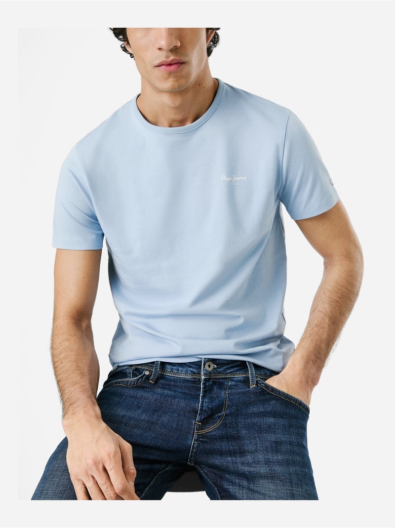 Camiseta de Hombre Pepe Jeans Azul - Kiabi