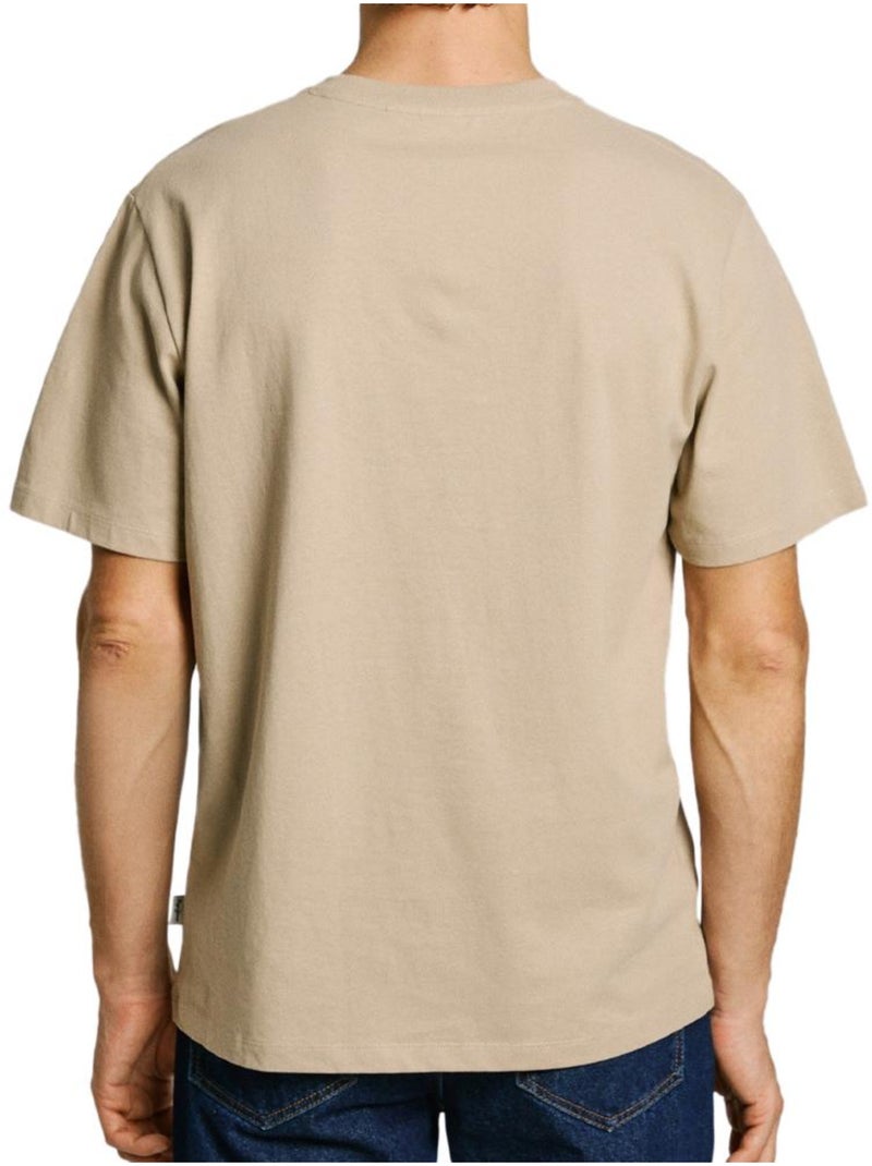 Camiseta de Hombre Pepe Jeans Beige - Kiabi