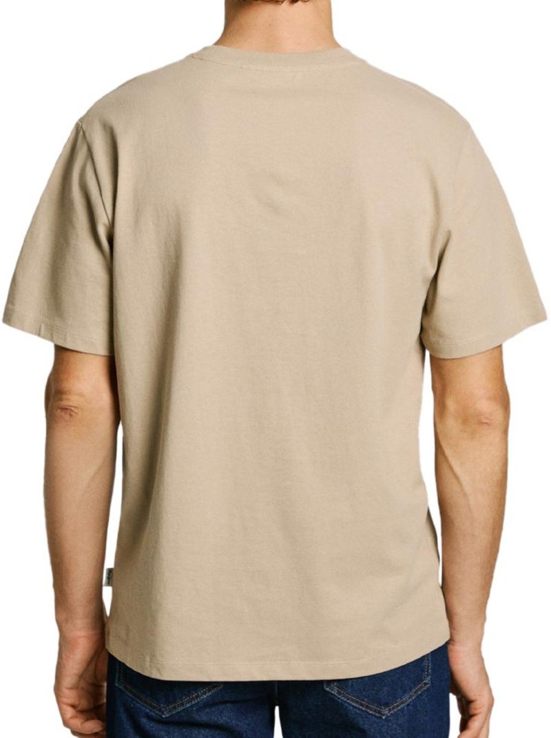 Camiseta de Hombre Pepe Jeans Beige - Kiabi