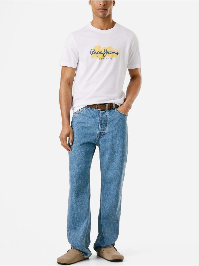 Camiseta de Hombre Pepe Jeans Blanco - Kiabi