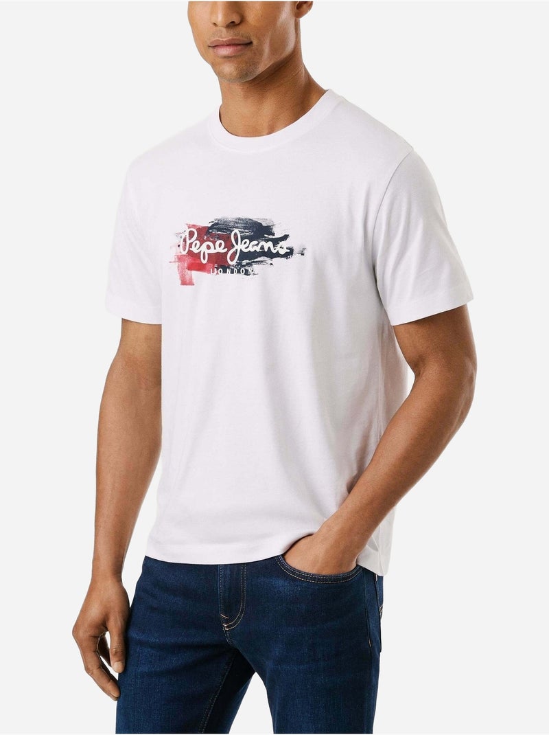 Camiseta de Hombre Pepe Jeans Blanco - Kiabi
