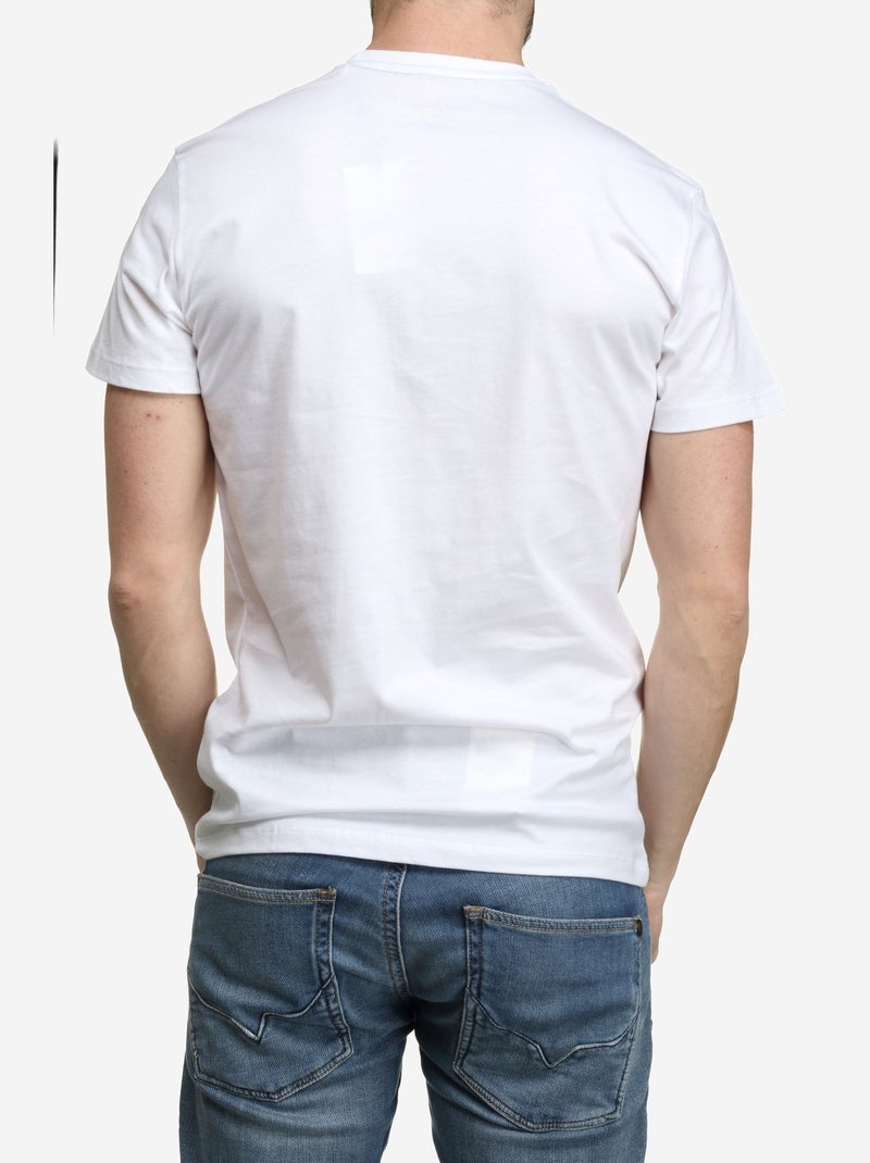 Camiseta de Hombre Pepe Jeans Blanco Rojo - Kiabi