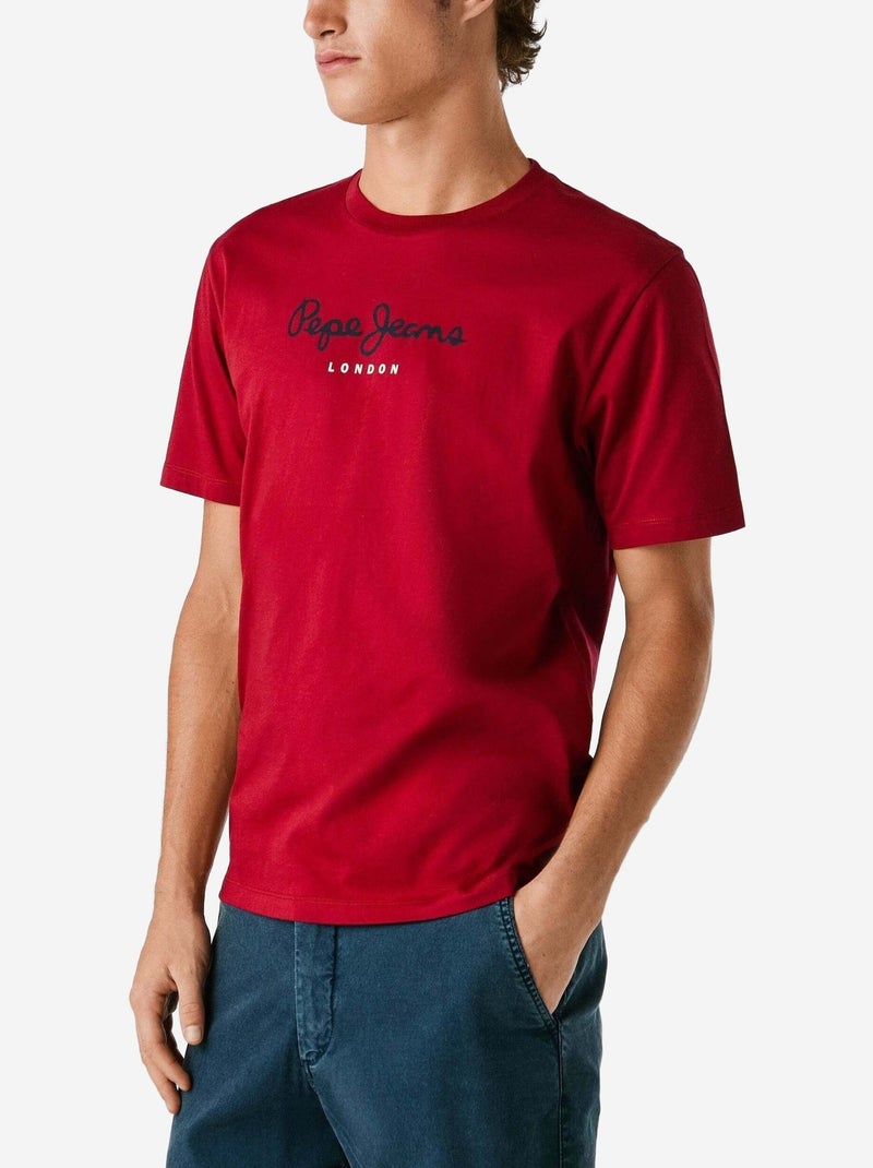 Camiseta de Hombre Pepe Jeans Burdeos - Kiabi